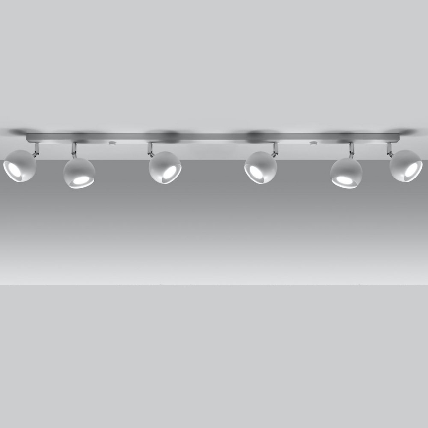 Ceiling spotlight OCULARE 6xGU10/10W/230V
