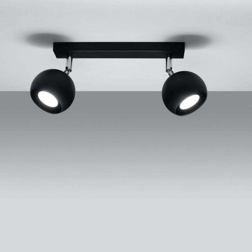 Ceiling spotlight OCULARE 2xGU10/10W/230V