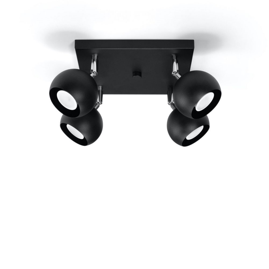 Ceiling spotlight OCULARE 4xGU10/10W/230V