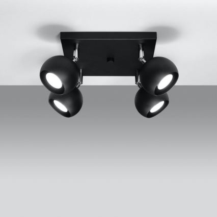 Ceiling spotlight OCULARE 4xGU10/10W/230V