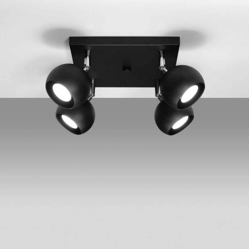Ceiling spotlight OCULARE 4xGU10/10W/230V