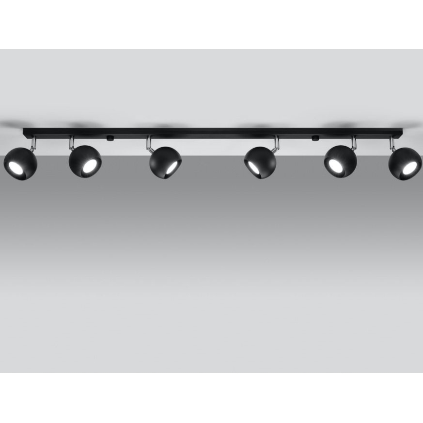 Ceiling spotlight OCULARE 6xGU10/10W/230V