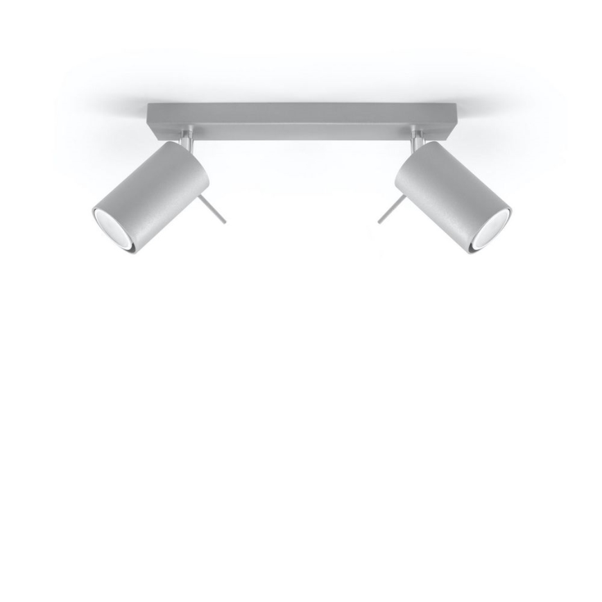 Ceiling spotlight RING 2xGU10/10W/230V