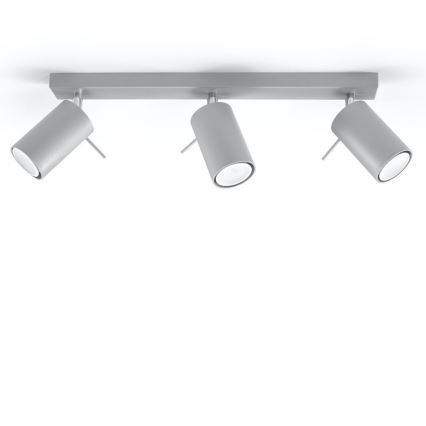Ceiling spotlight RING 3xGU10/10W/230V