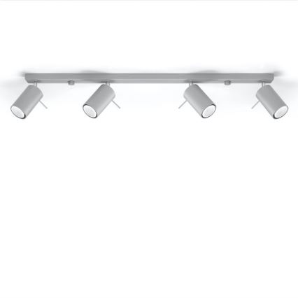 Ceiling spotlight RING 4xGU10/10W/230V