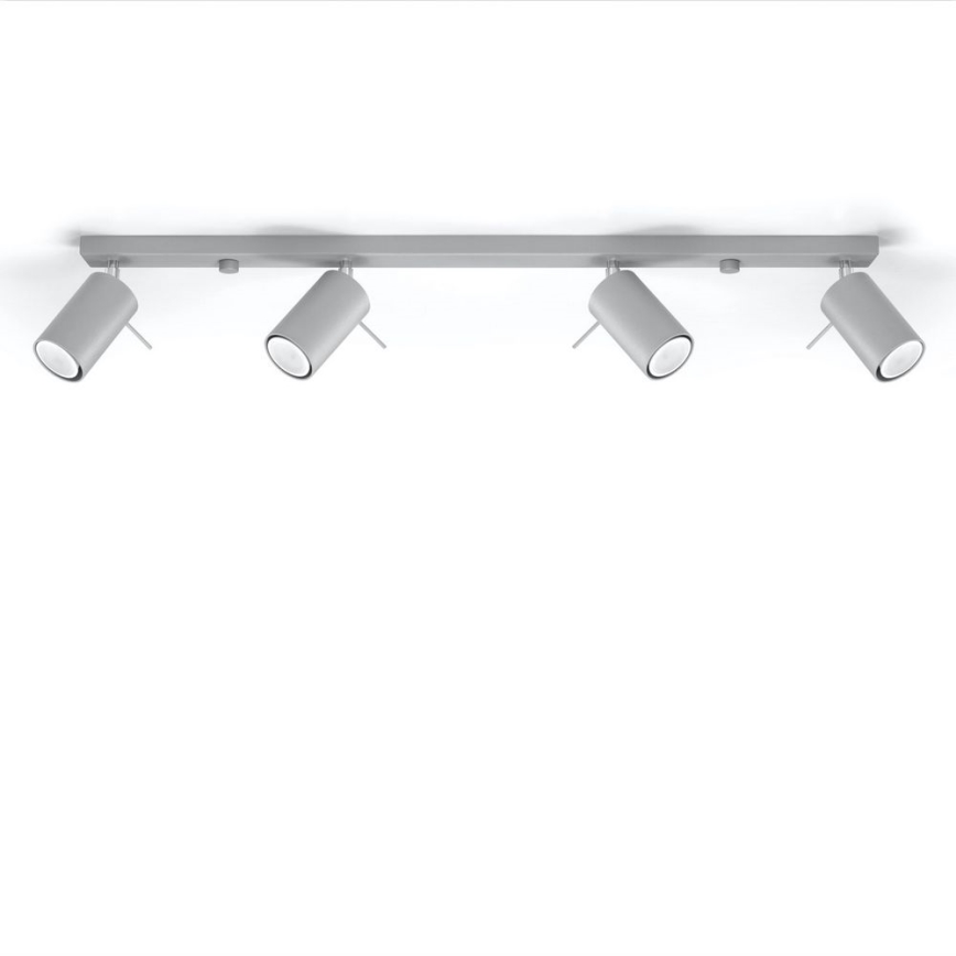 Ceiling spotlight RING 4xGU10/10W/230V
