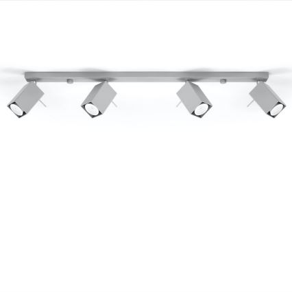 Spotlight MERIDA 4xGU10/40W/230V grey