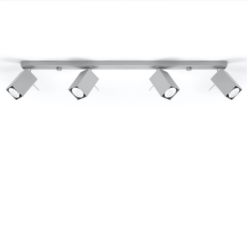 Spotlight MERIDA 4xGU10/40W/230V grey