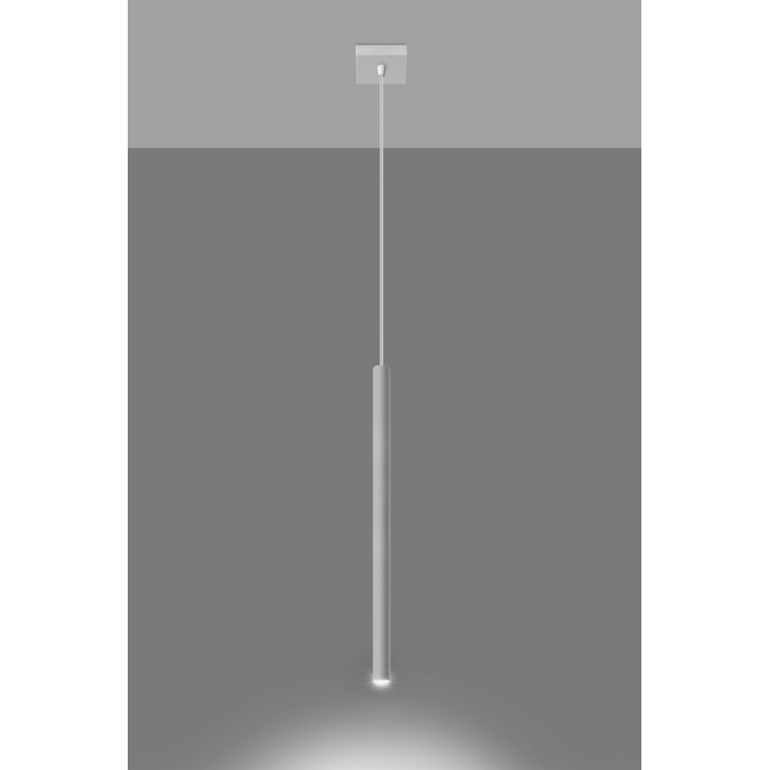 Chandelier on a string PASTELO 1xG9/8W/230V white
