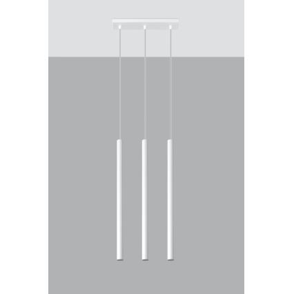 Chandelier on a string PASTELO 3xG9/8W/230V white