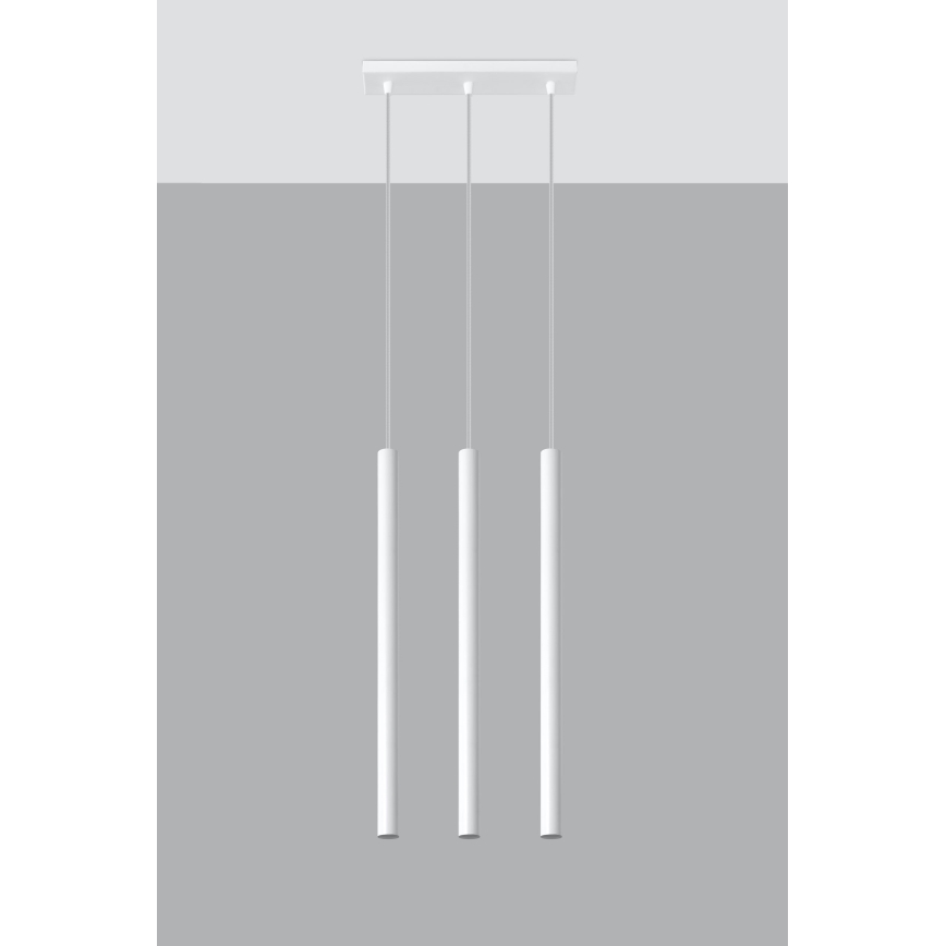 Chandelier on a string PASTELO 3xG9/8W/230V white