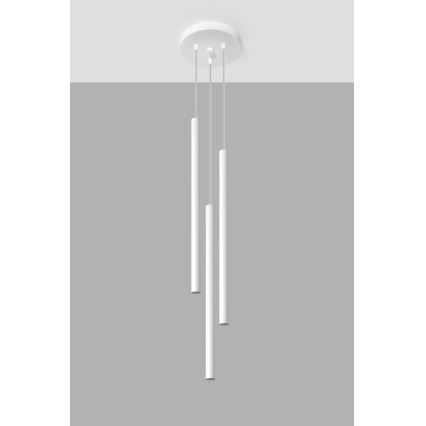 Chandelier on a string PASTELO 3xG9/8W/230V white