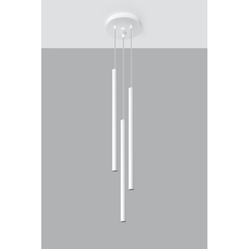 Chandelier on a string PASTELO 3xG9/8W/230V white