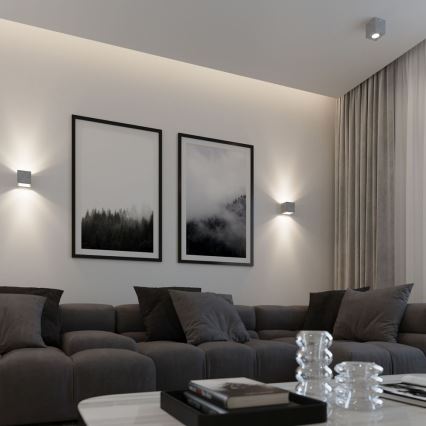 Wall spotlight QUAD 1xG9/8W/230V concrete