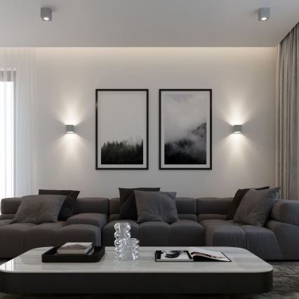 Wall spotlight QUAD 1xG9/8W/230V concrete