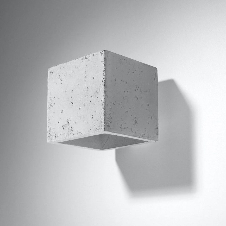 Wall spotlight QUAD 1xG9/8W/230V concrete
