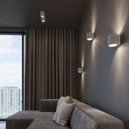 Sollux SL.0488 - Ceiling light ORBIS 1xGU10/40W/230V beton