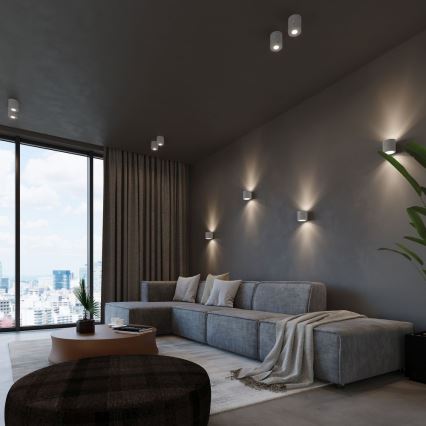 Sollux SL.0488 - Ceiling light ORBIS 1xGU10/40W/230V beton