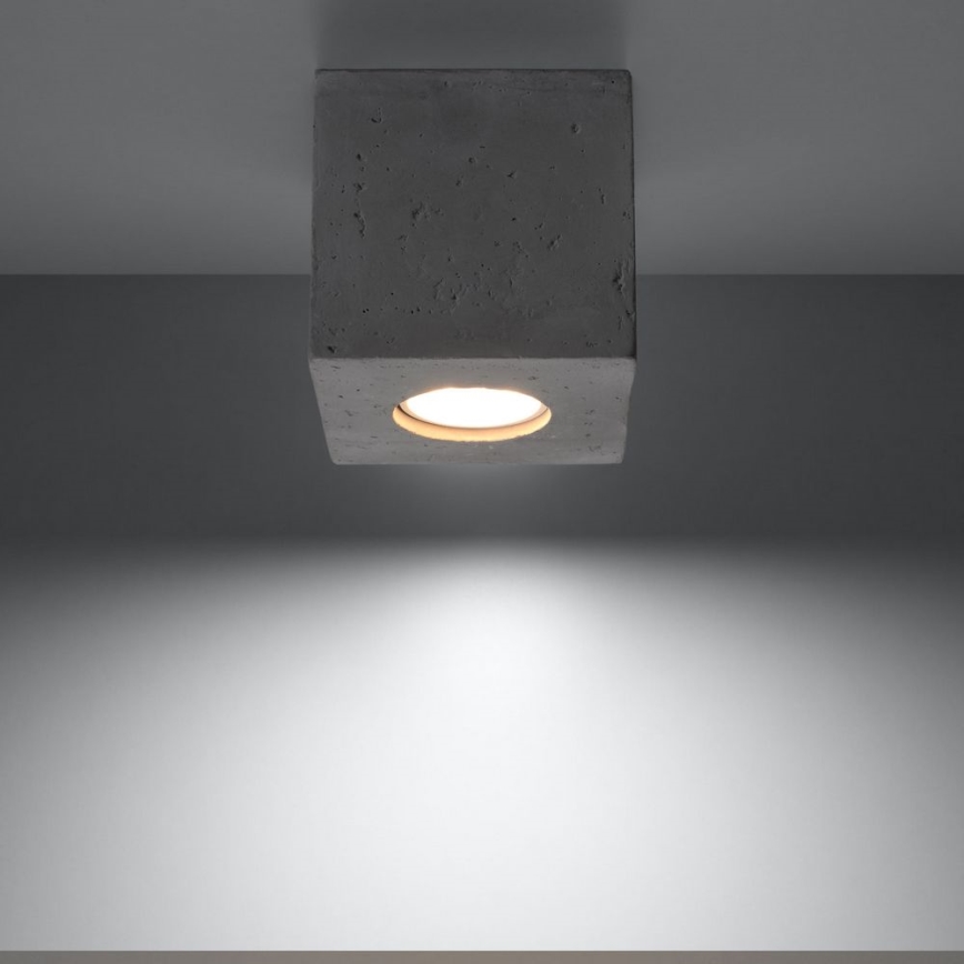 Spotlight QUAD 1xGU10/10W/230V concrete