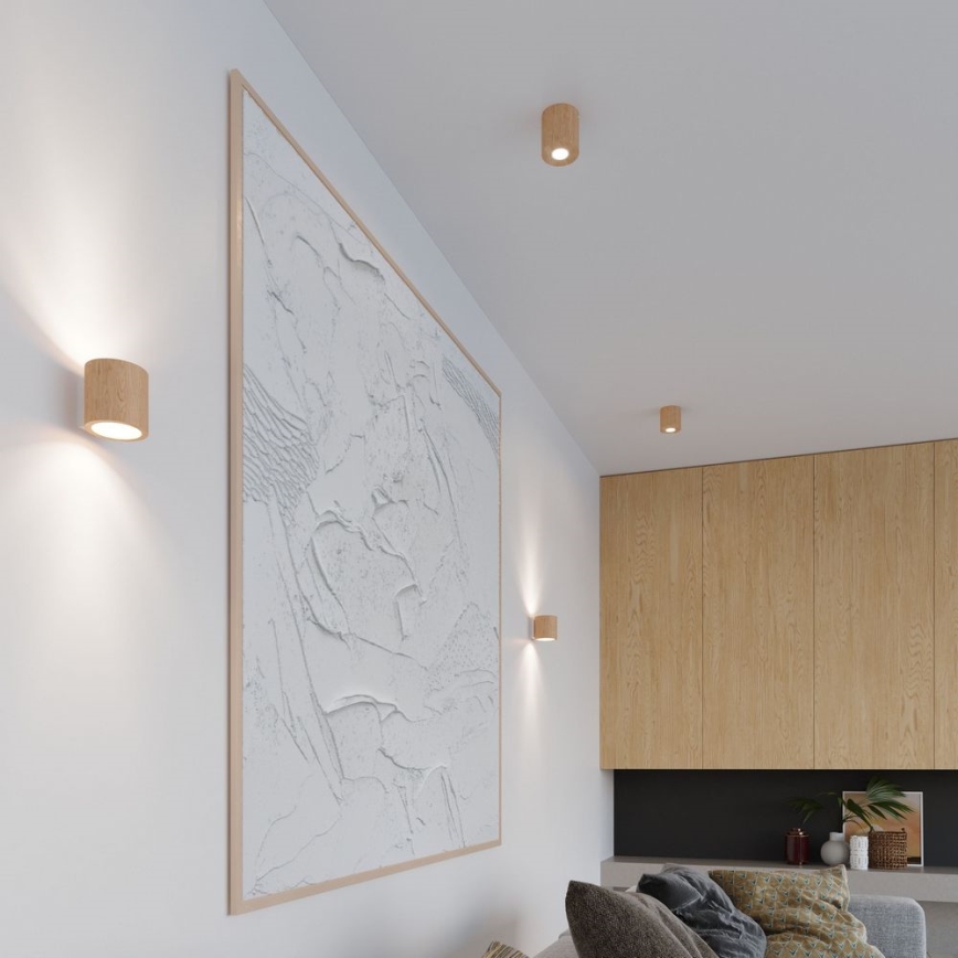 Spotlight ORBIS 1xGU10/10W/230V beech