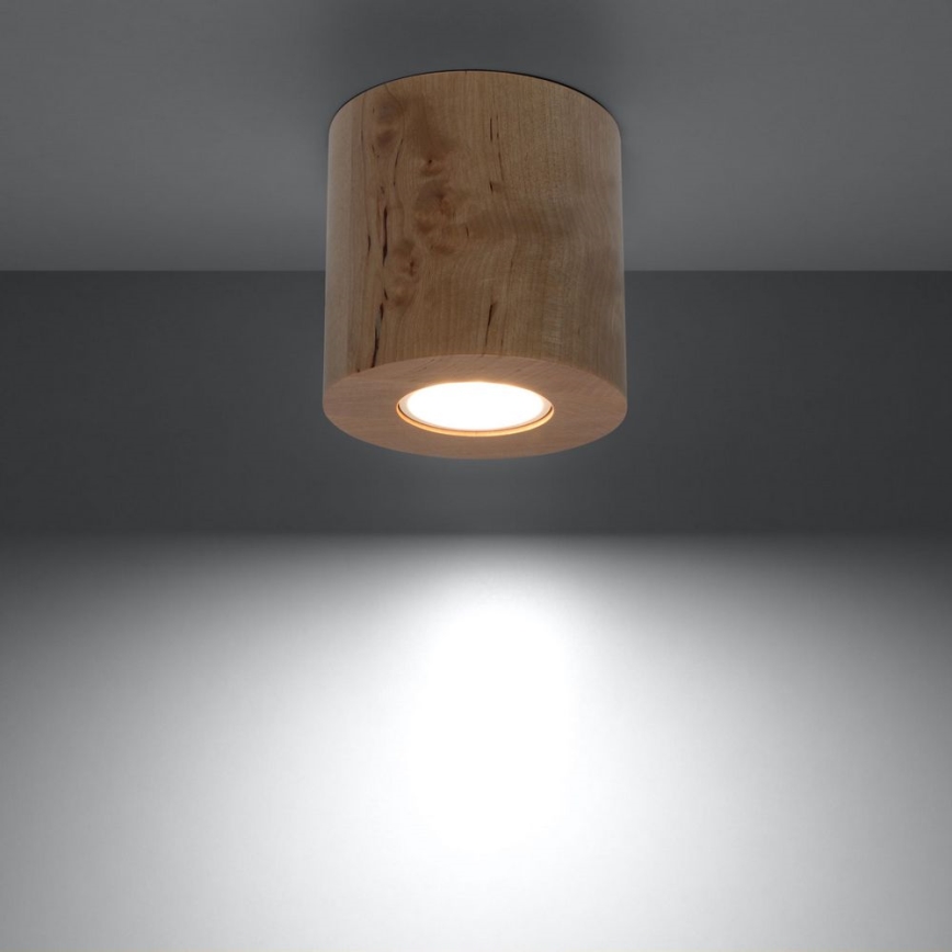 Spotlight ORBIS 1xGU10/10W/230V beech
