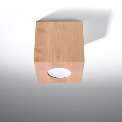 Spotlight QUAD 1xGU10/10W/230V beech