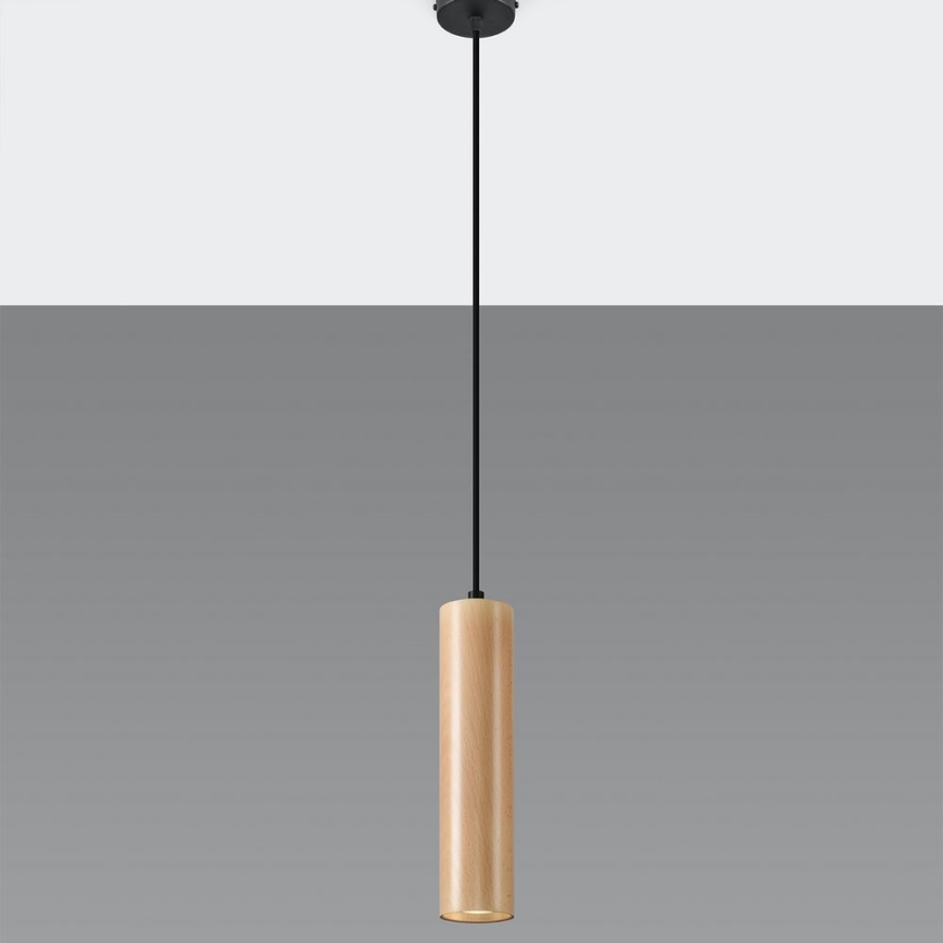 Chandelier on a string LINO 1xGU10/40W/230V beech