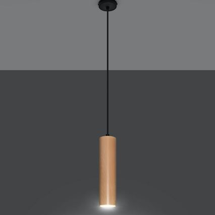 Chandelier on a string LINO 1xGU10/40W/230V beech