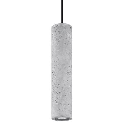Chandelier on a string LUVO 1xGU10/40W/230V concrete/black