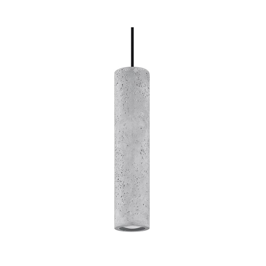 Chandelier on a string LUVO 1xGU10/40W/230V concrete/black