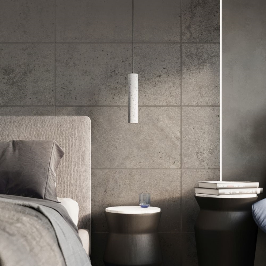 Chandelier on a string LUVO 2xGU10/40W/230V concrete/black