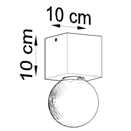 Ceiling light ABEL 1xE27/60W/230V beech