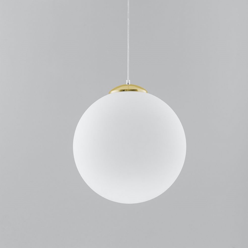 TOYA cable pendant light 1xE27/60W/230V Ø 40 cm white/gold