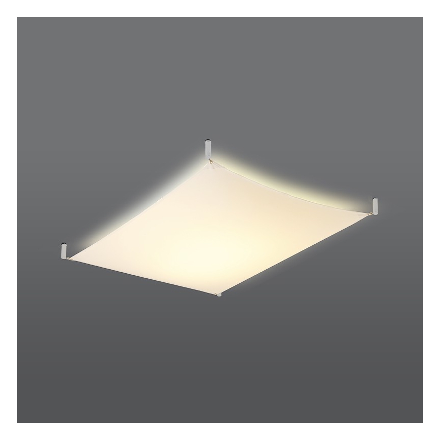 LED Ceiling Light LUNA 2xG13/8.5W/230V 80x105 cm White