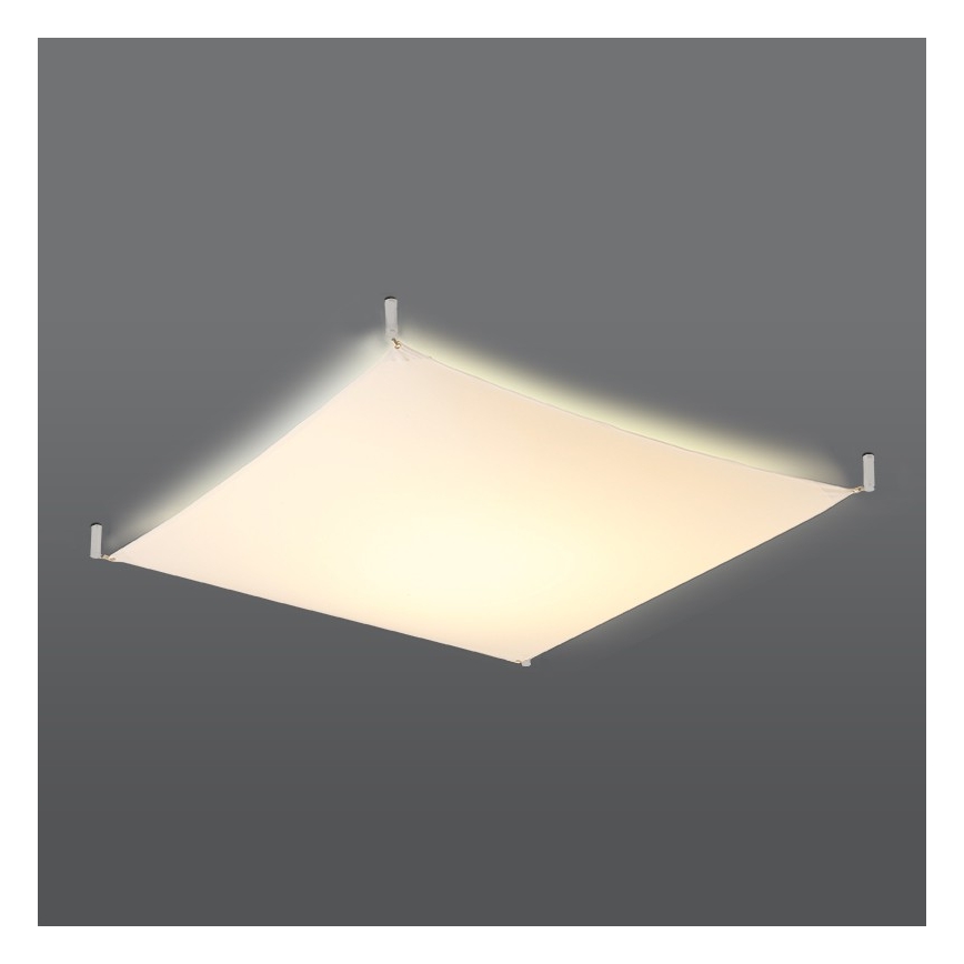 LED Ceiling Light LUNA 4x G13/8.5W/230V 105x105 cm White