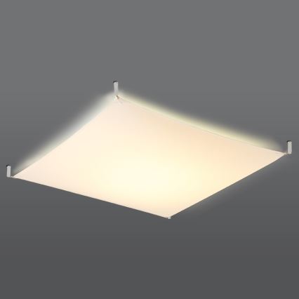 LED ceiling light LUNA 6xG13/8.5W/230V 140x140 cm white