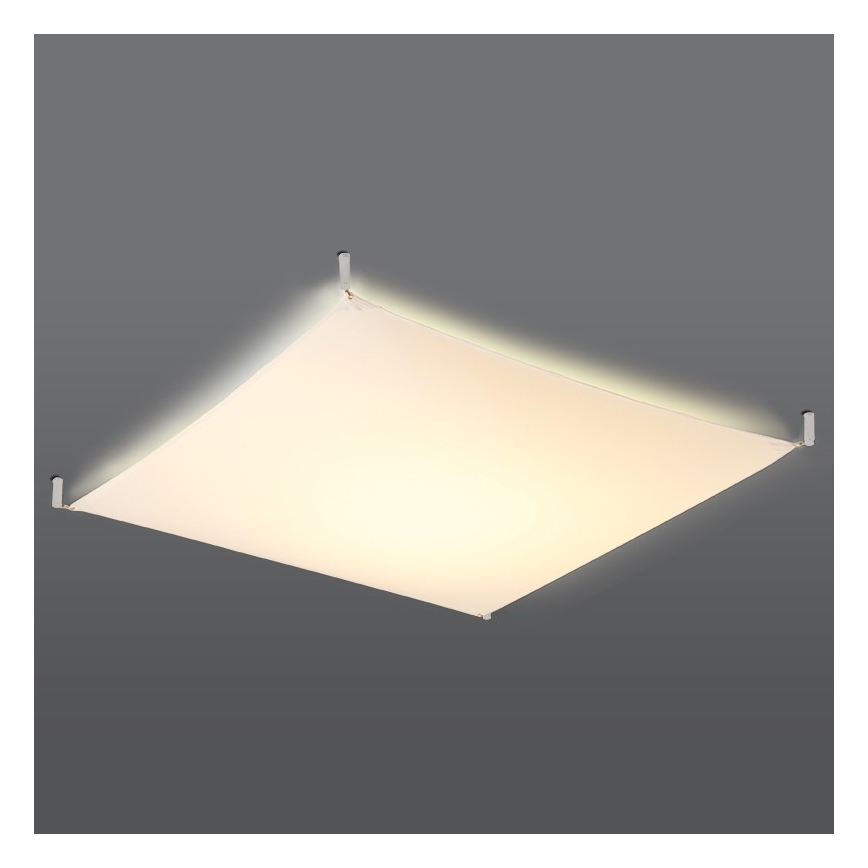 LED ceiling light LUNA 6xG13/8.5W/230V 140x140 cm white
