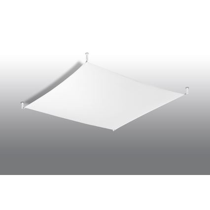 LED ceiling light LUNA 6xG13/8.5W/230V 140x140 cm white