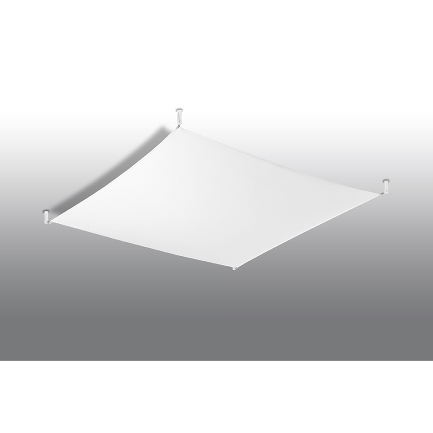 LED ceiling light LUNA 6xG13/8.5W/230V 140x140 cm white