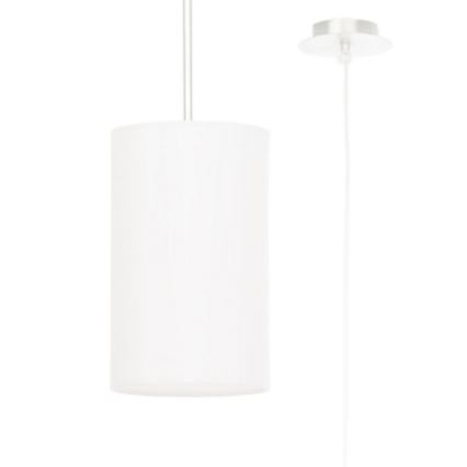 Chandelier on a string OTTO 1xE27/60W/230V d. 15 cm white