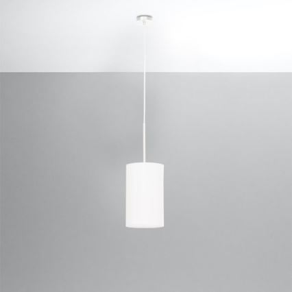 Chandelier on a string OTTO 1xE27/60W/230V d. 15 cm white