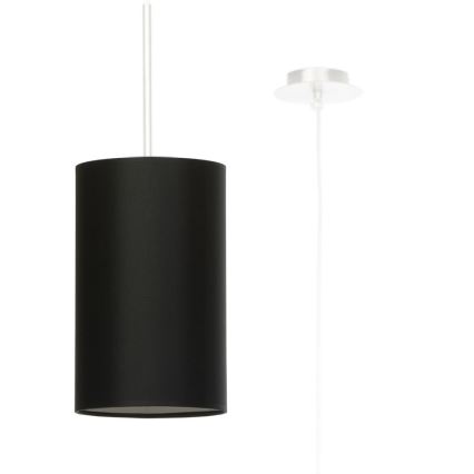 Chandelier on a string OTTO 1xE27/60W/230V d. 15 cm black