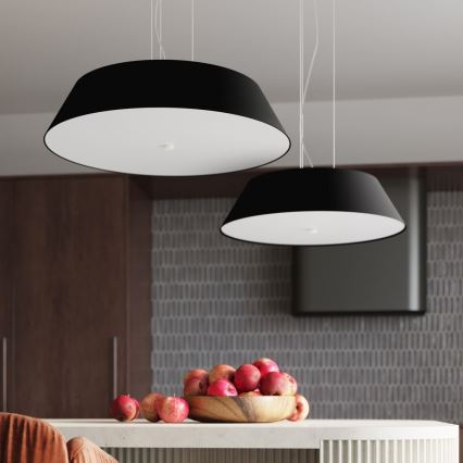 Chandelier on a string VEGA 5xE27/60W/230V d. 60 cm black