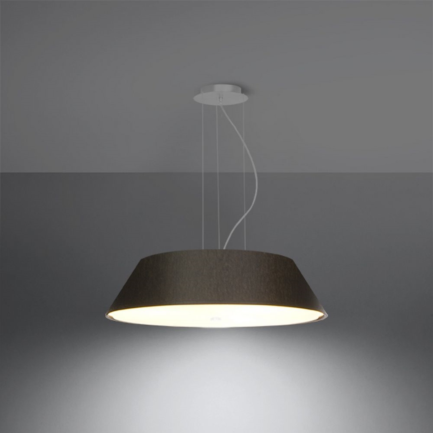 Chandelier on a string VEGA 5xE27/60W/230V d. 60 cm black