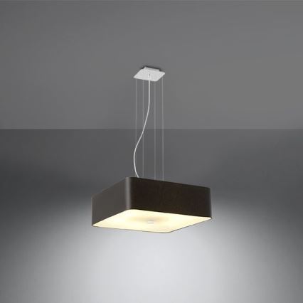 Chandelier on a string LOKKO 5xE27/60W/230V 45 cm black