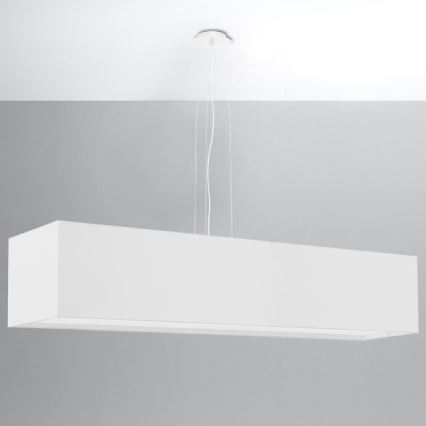 Chandelier on a string SANTA 5xE27/60W/230V 120 cm white
