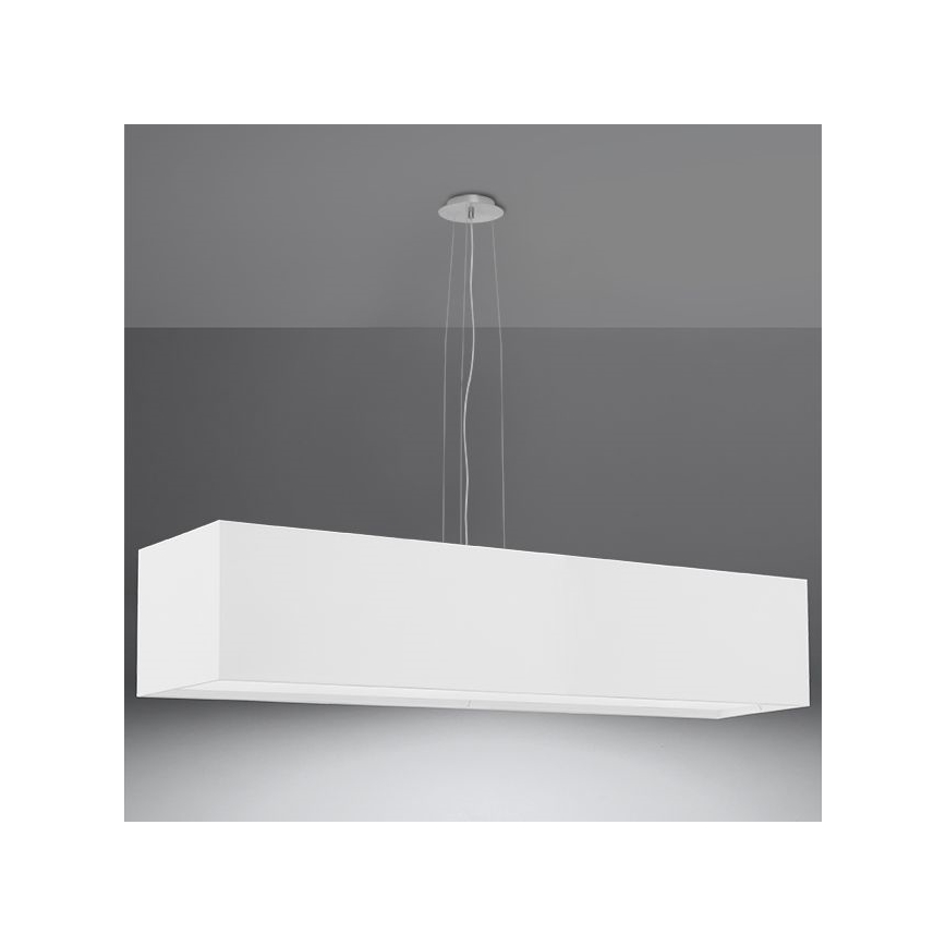 Chandelier on a string SANTA 5xE27/60W/230V 120 cm white