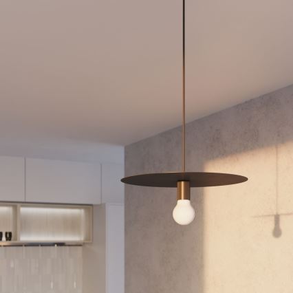 Chandelier on a string FLAVIO 1xE27/60W/230V black