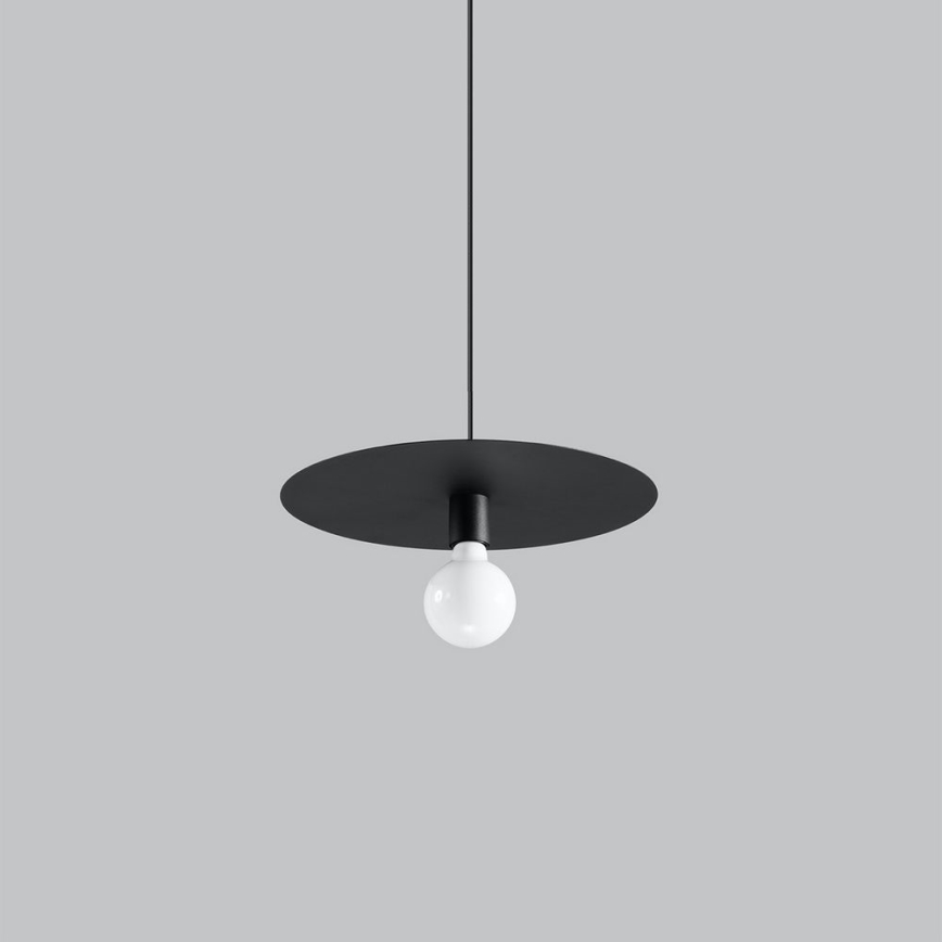 Chandelier on a string FLAVIO 1xE27/60W/230V black
