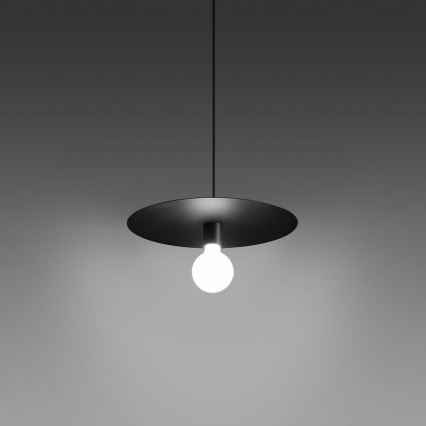 Chandelier on a string FLAVIO 1xE27/60W/230V black